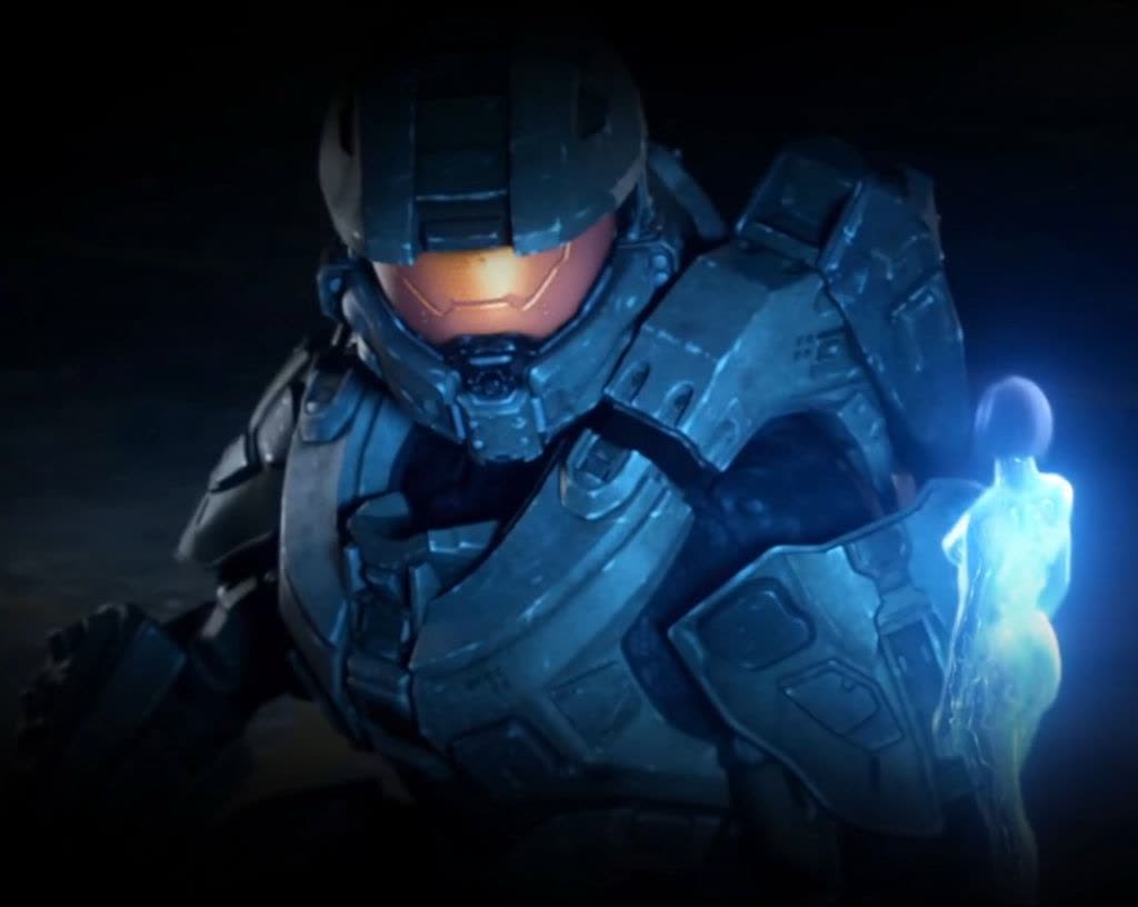 Master Chief and Cortana in Halo 4.
